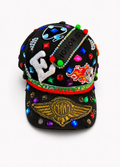 CUSTOM HANDMADE  BLACK CAP